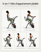 5 en 1 Vélo d'Apartement Pliable