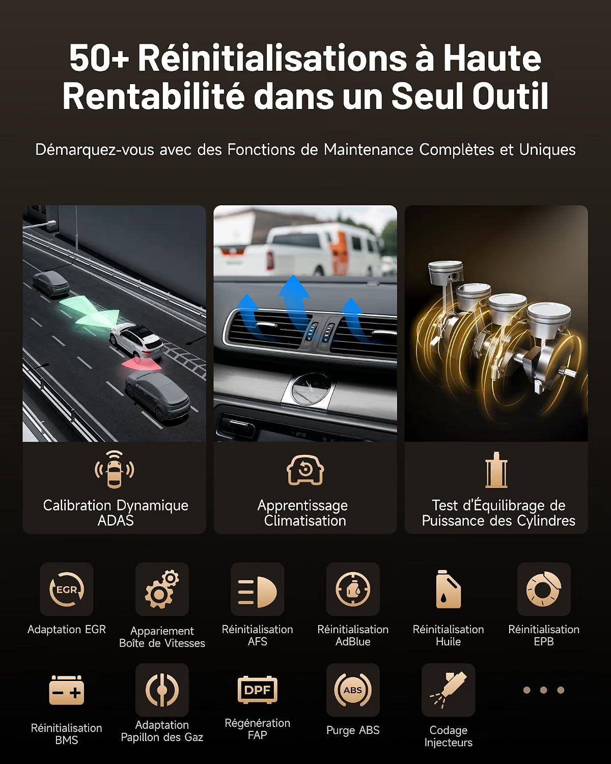 TOPDON One 10.1 Valise Diagnostic Auto Bidirectionnel